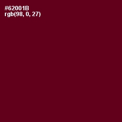 #62001B - Rosewood Color Image