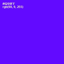 #6209FF - Purple Heart Color Image