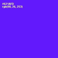 #621AFD - Purple Heart Color Image