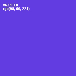 #623CE0 - Purple Heart Color Image