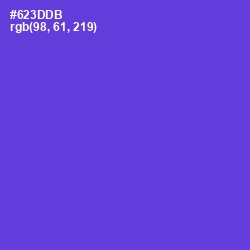 #623DDB - Purple Heart Color Image