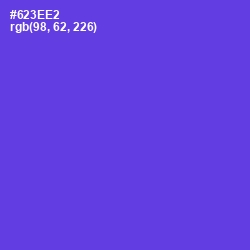 #623EE2 - Purple Heart Color Image