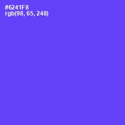 #6241F8 - Royal Blue Color Image