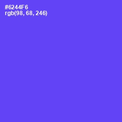 #6244F6 - Royal Blue Color Image