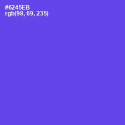 #6245EB - Royal Blue Color Image