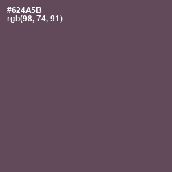 #624A5B - Eggplant Color Image