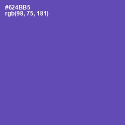 #624BB5 - Blue Violet Color Image