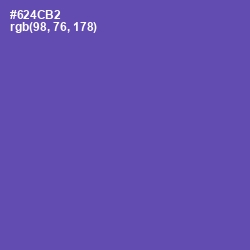 #624CB2 - Blue Violet Color Image