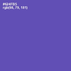 #624FB5 - Blue Violet Color Image