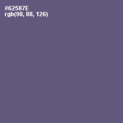 #62587E - Smoky Color Image