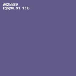 #625B89 - Butterfly Bush Color Image