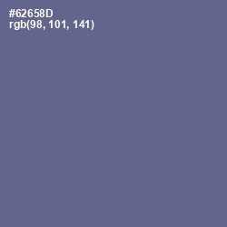 #62658D - Storm Gray Color Image