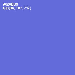 #626BD9 - Blue Marguerite Color Image