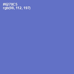#6270C5 - Blue Marguerite Color Image