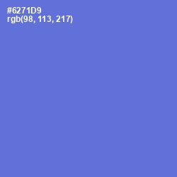 #6271D9 - Blue Marguerite Color Image