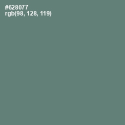 #628077 - Viridian Green Color Image