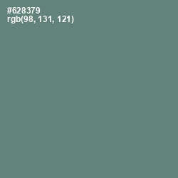 #628379 - Viridian Green Color Image