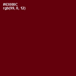 #63000C - Rosewood Color Image