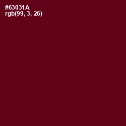 #63031A - Rosewood Color Image