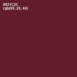#631C2C - Black Rose Color Image