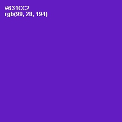 #631CC2 - Purple Heart Color Image