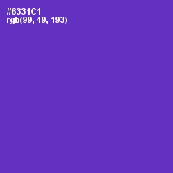 #6331C1 - Purple Heart Color Image