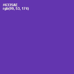 #6335AE - Royal Purple Color Image