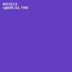 #633EC2 - Purple Heart Color Image