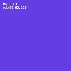 #633EE3 - Purple Heart Color Image