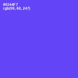 #6344F7 - Royal Blue Color Image