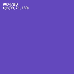 #6347BD - Blue Violet Color Image