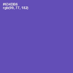 #634DB6 - Blue Violet Color Image