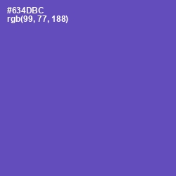 #634DBC - Blue Violet Color Image