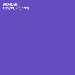 #634DBF - Blue Violet Color Image