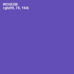 #634EB8 - Blue Violet Color Image