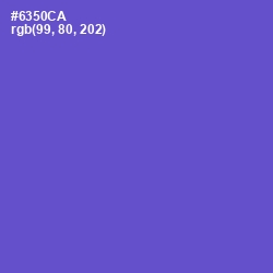 #6350CA - Fuchsia Blue Color Image