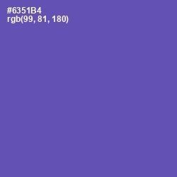 #6351B4 - Blue Violet Color Image