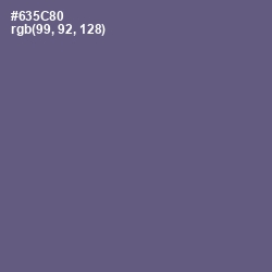 #635C80 - Butterfly Bush Color Image