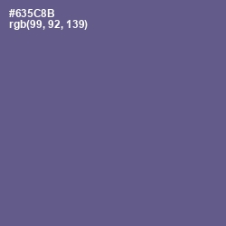 #635C8B - Butterfly Bush Color Image