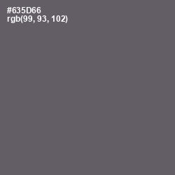 #635D66 - Scorpion Color Image