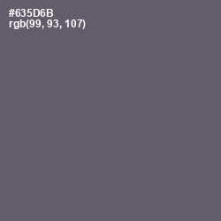 #635D6B - Salt Box Color Image