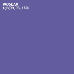 #635DA0 - Scampi Color Image