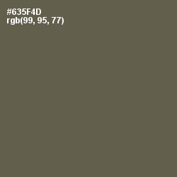 #635F4D - Pine Cone Color Image