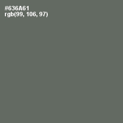 #636A61 - Ironside Gray Color Image