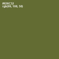 #636C32 - Yellow Metal Color Image