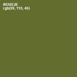 #636E2E - Fern Frond Color Image