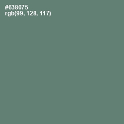 #638075 - Viridian Green Color Image