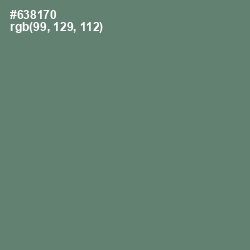 #638170 - Viridian Green Color Image