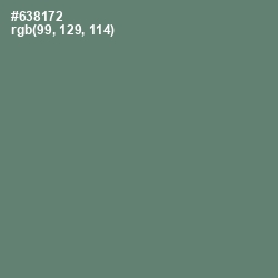 #638172 - Viridian Green Color Image