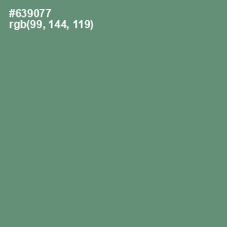 #639077 - Viridian Green Color Image